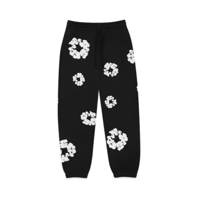 DENIM TEARS The Cotton Wreath Sweat Pants "Black"