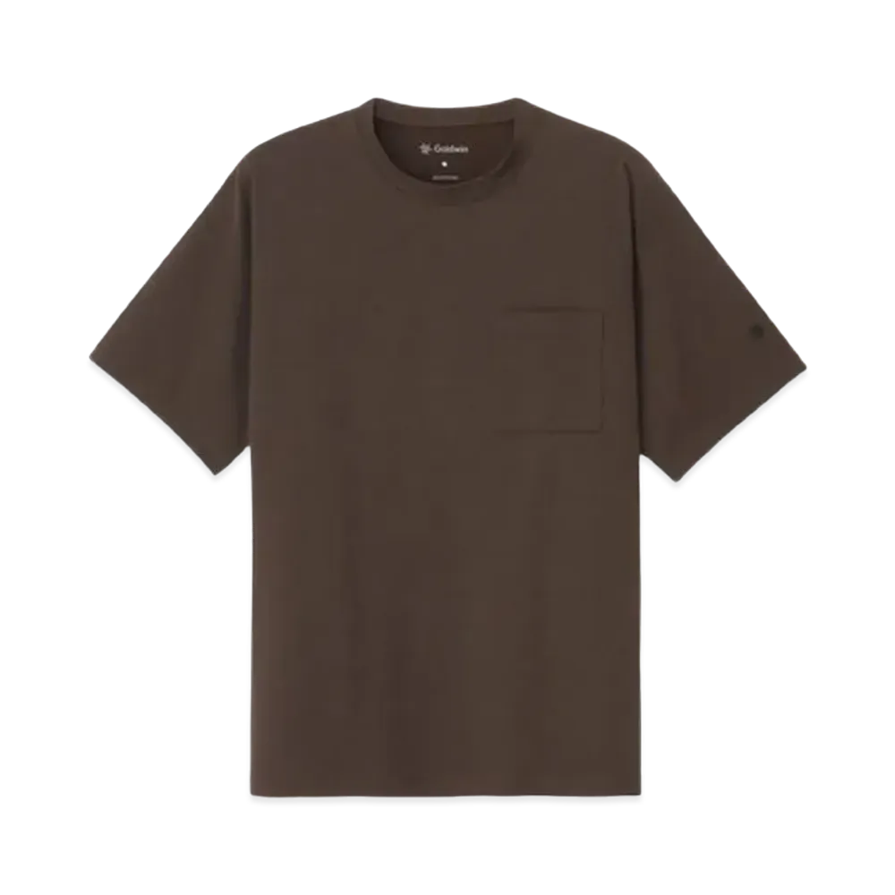 Goldwin High Gauge Inlay T-Shirt (Unisex) "Jet Brown"