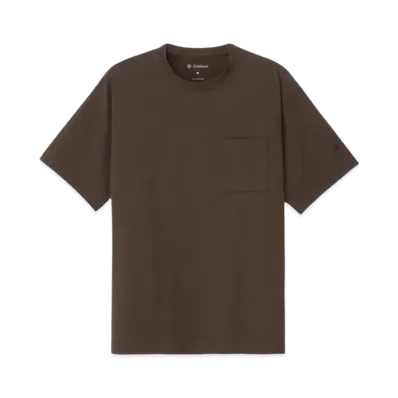 Goldwin High Gauge Inlay T-Shirt (Unisex) "Jet Brown"