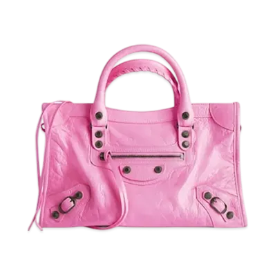 BALENCIAGA Le City Small Bag "Glossy Pink"