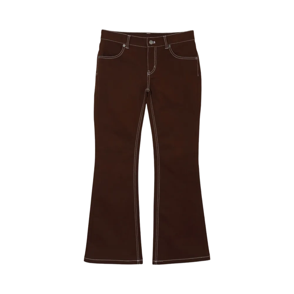 X-Girl Basic Color Pants "Brown"