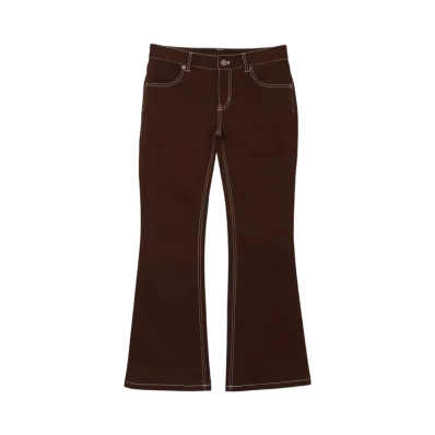 X-Girl Basic Color Pants "Brown"