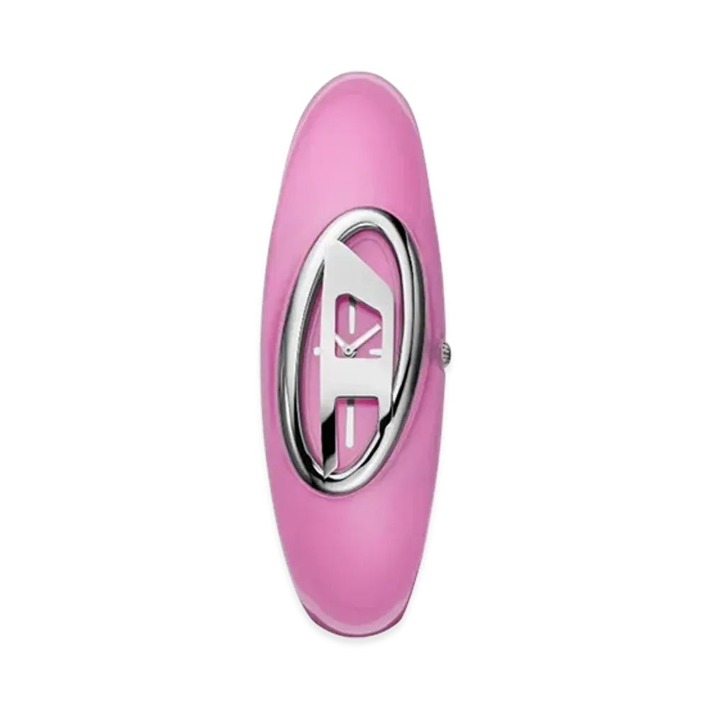 Diesel Dz5617 Watch Wonder-D Nylon Resin Watch "Pink White"