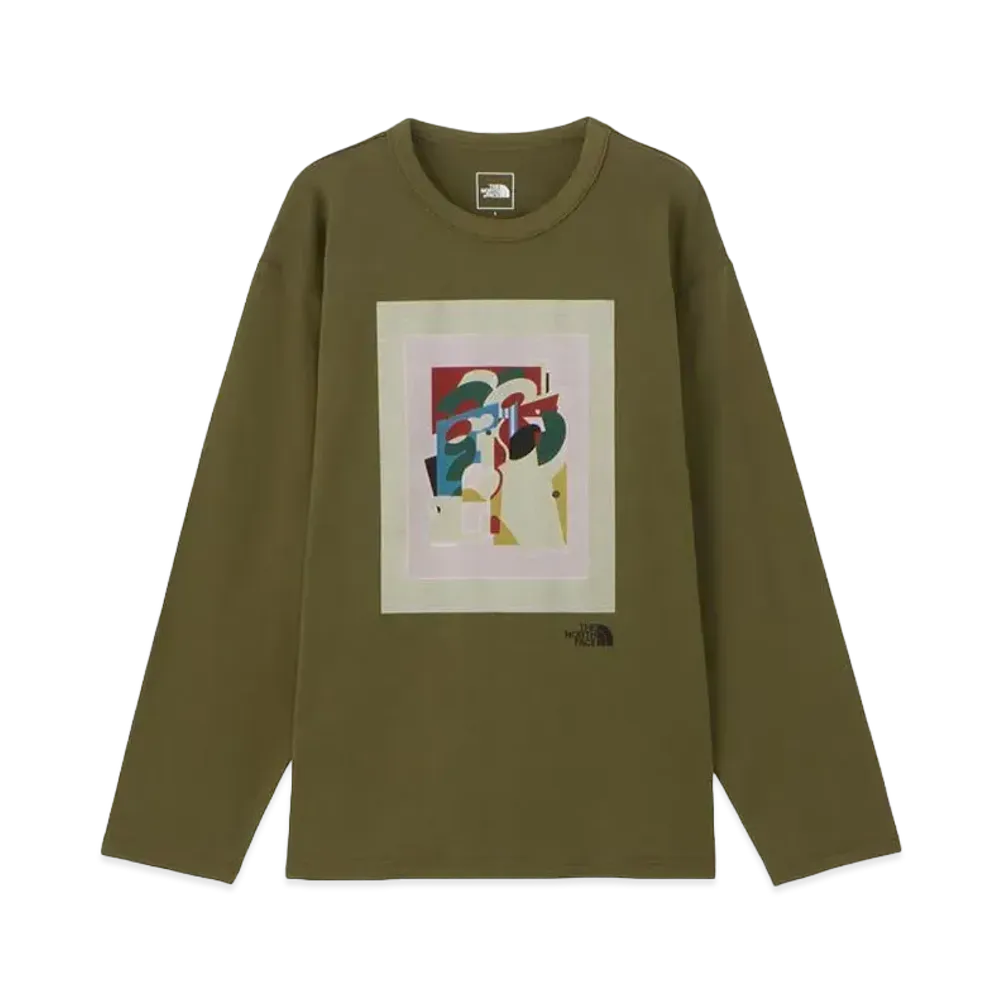 The North Face CR Long Sleeve Message Tee "Forest Olive"