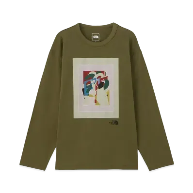 The North Face CR Long Sleeve Message Tee "Forest Olive"