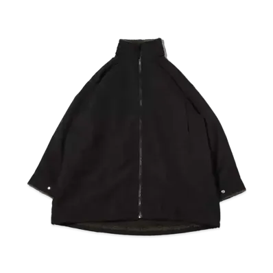 atmos pink Reversible Nylon Boa Coat "Black"
