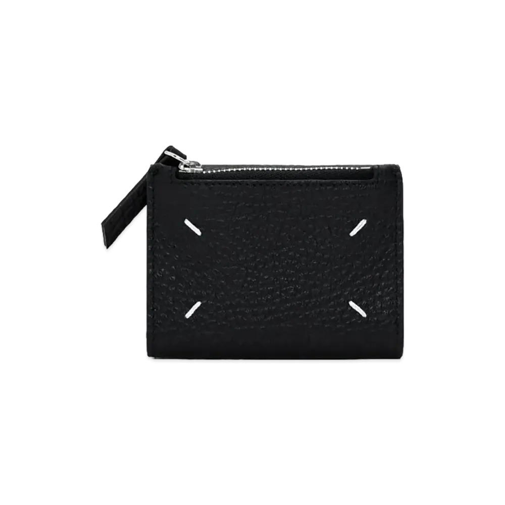 Maison Margiela Trifold Card Case With Zip "Black"
