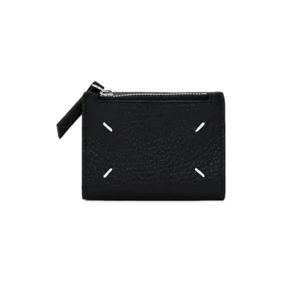 Maison Margiela Trifold Card Case With Zip "Black"