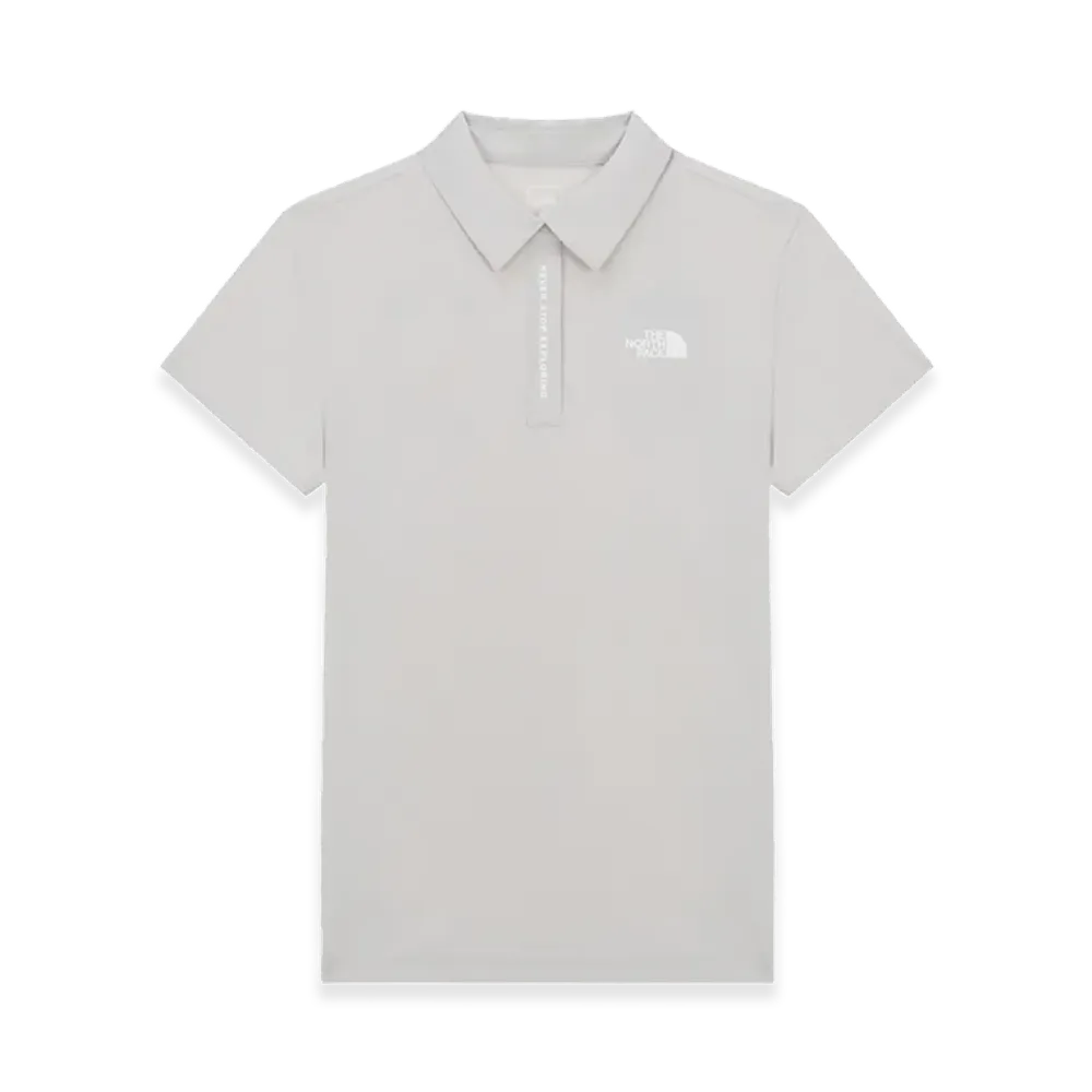 The North Face Ice Green S/S Polo - 25SS (W) "Ice Gray"