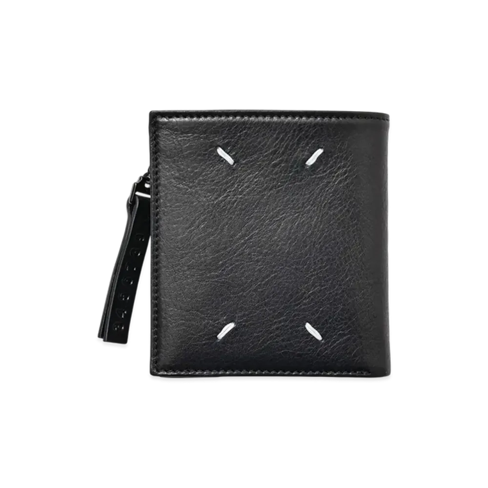 Maison Margiela Folded Leather Wallet "Black"