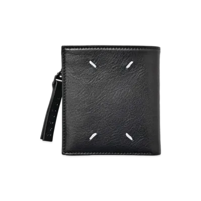 Maison Margiela Folded Leather Wallet "Black"