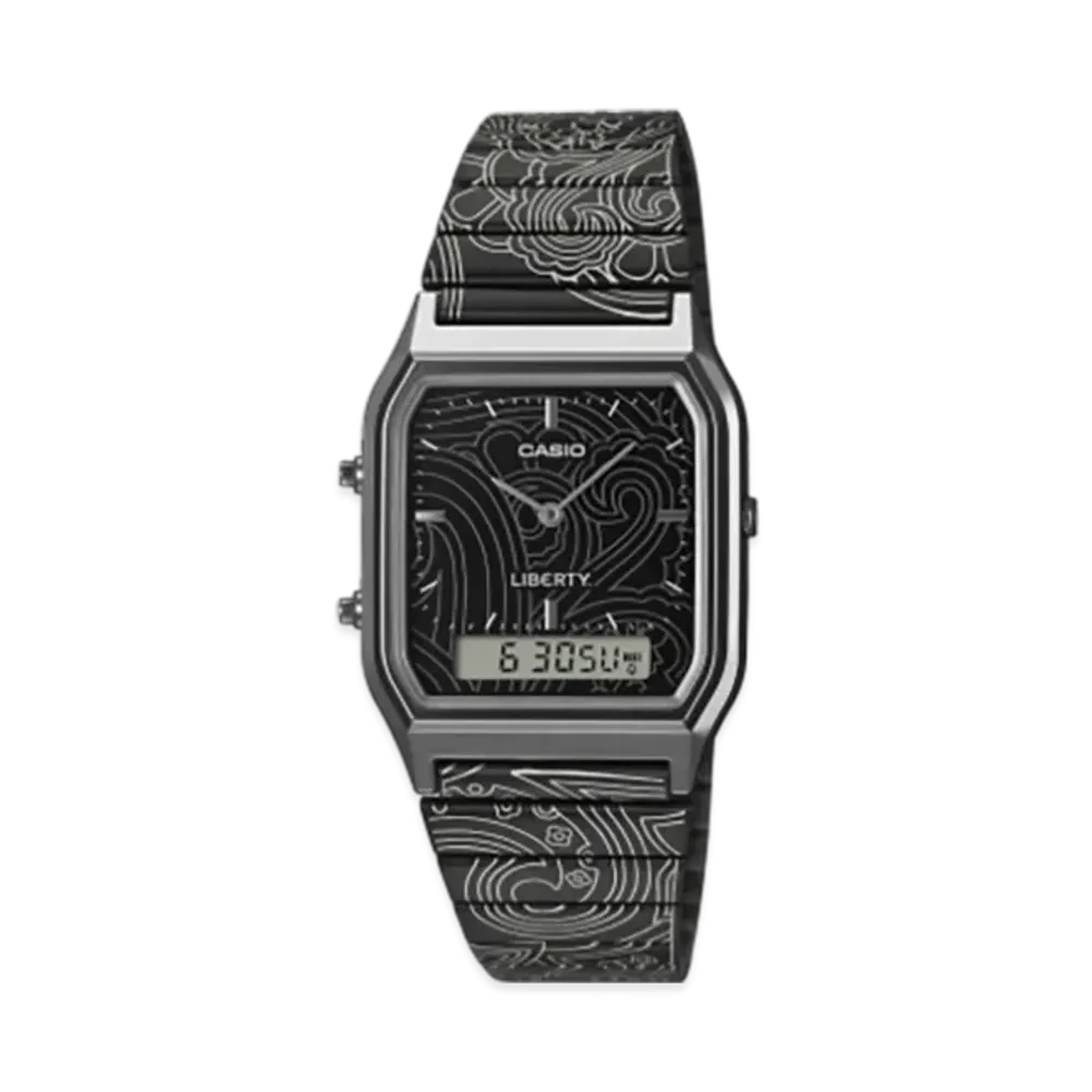 Casio Classic x LIBERTY AQ-230EBLT-1AJR "Charcoal"