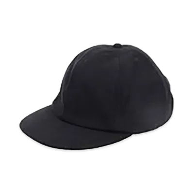 COMOLI Silk Nep Cap "Black"