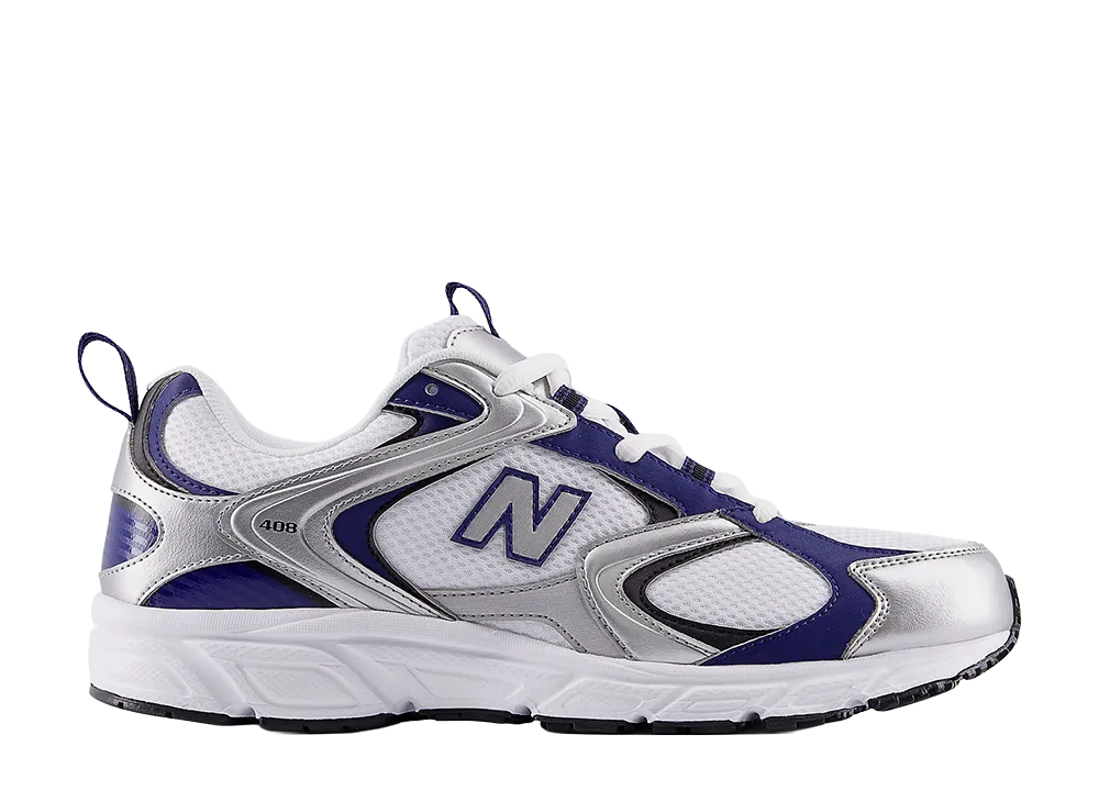 New Balance 408 "White/Silver Metallic And Blue Oyster"