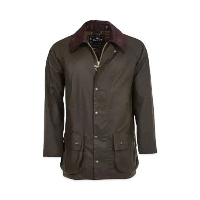 Barbour Beaufort Classic Waxed Cotton Blouson (Regular Fit) "Olive"