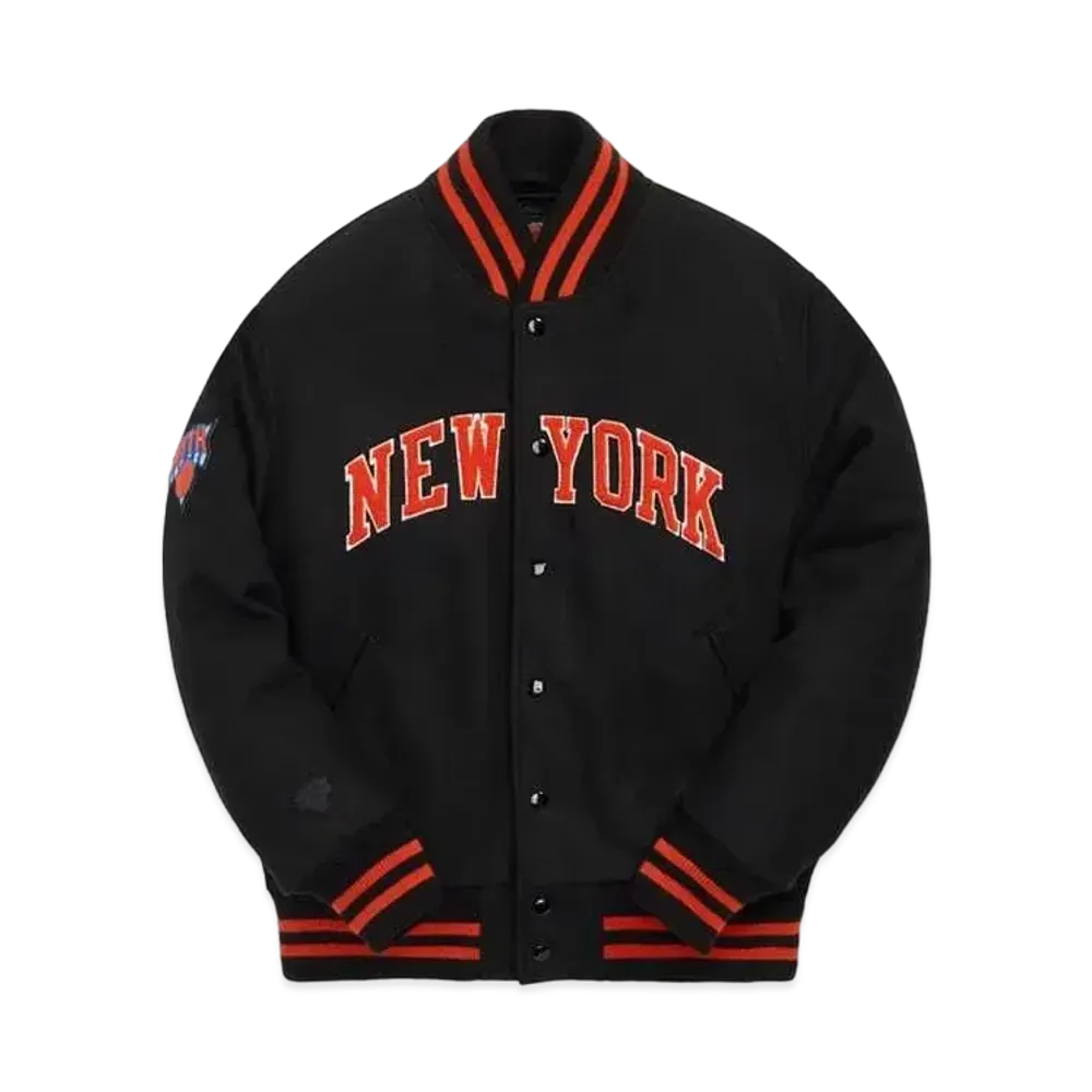 Kith Golden Bear for New York Knicks Varisty Jacket "Black"