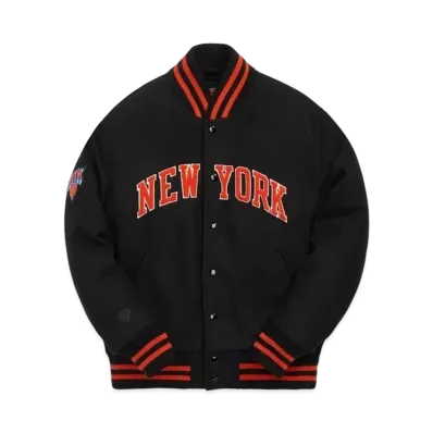 Kith Golden Bear for New York Knicks Varisty Jacket "Black"