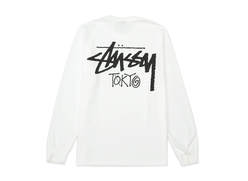 Stussy Tokyo Exclusive L/S Tee "White"