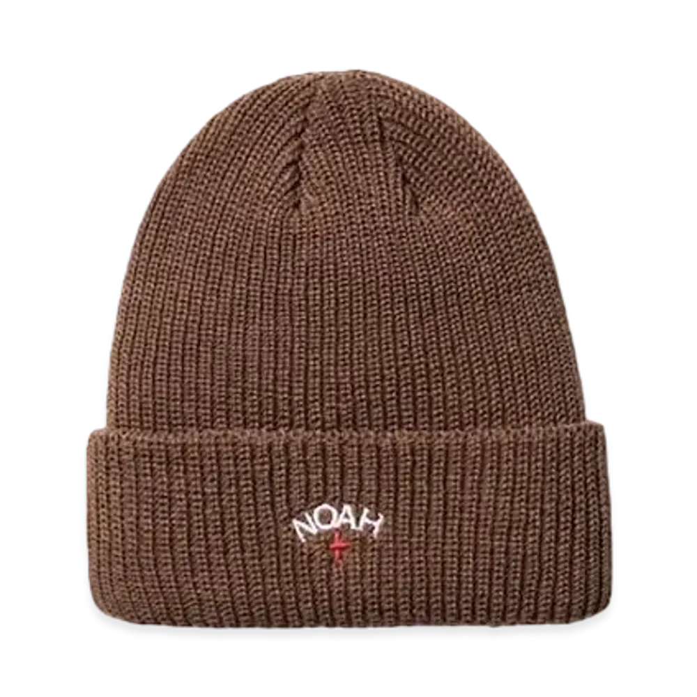 Noah Core Logo Beanie "Brown"