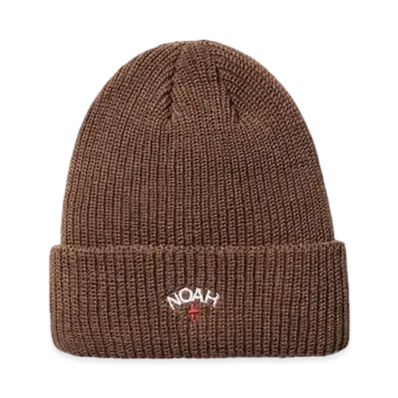 Noah Core Logo Beanie "Brown"