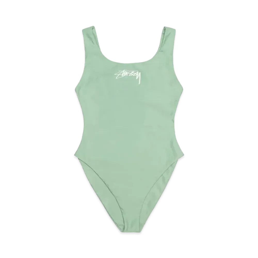 Stussy Surf Stock One Piece Swimsuit "Sage"