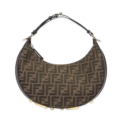 FENDI Graphy Small FF Fabric Bag "Brown"