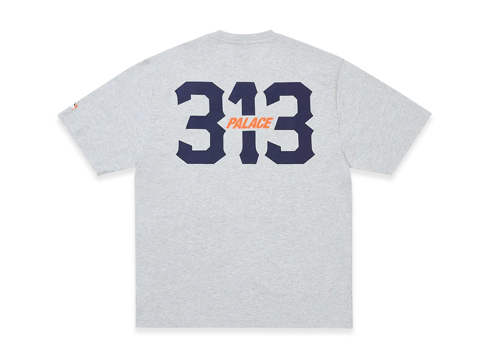 PALACE x Detroit Tigers T-Shirt "Grey Marl"