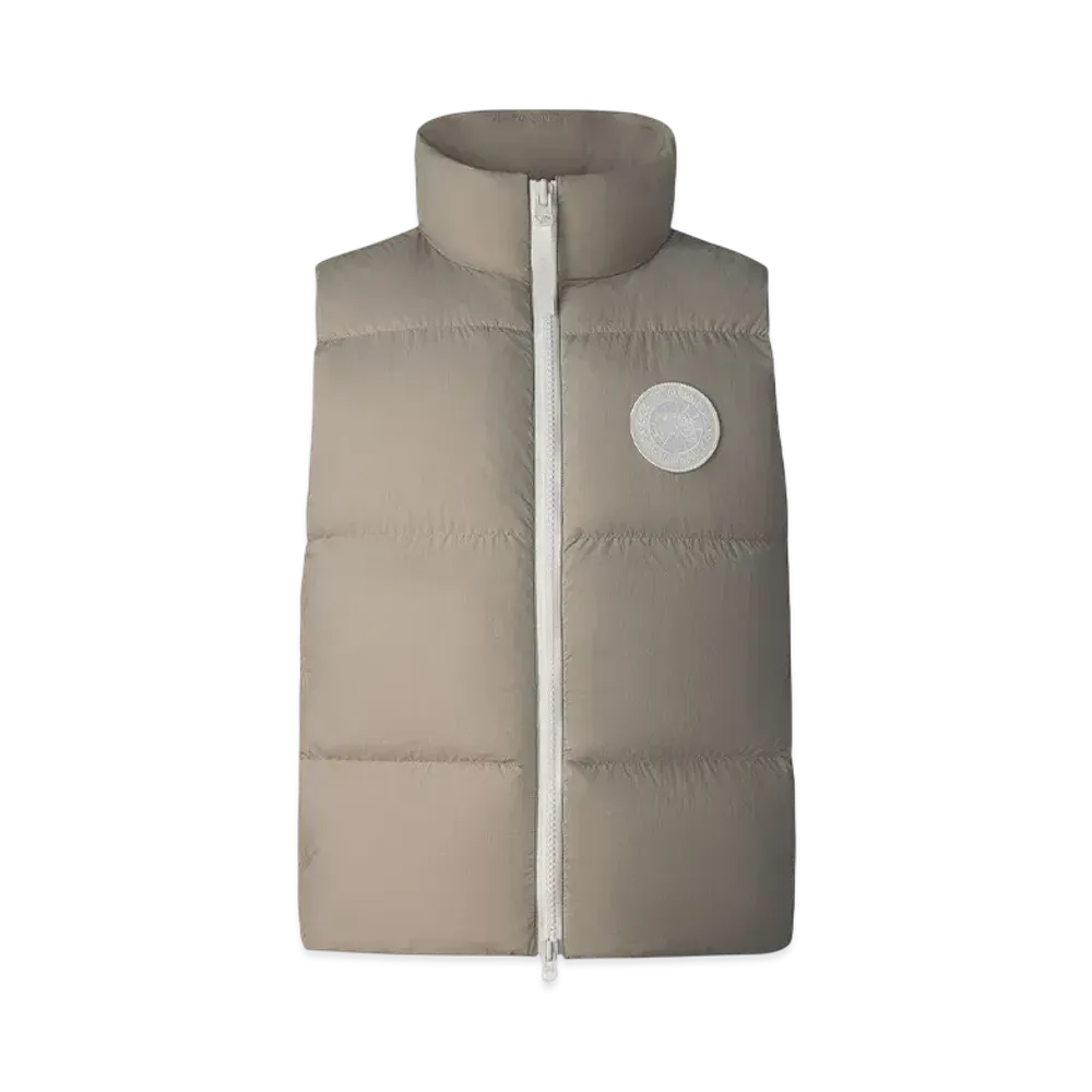 CANADA GOOSE Lawrence Puffer Vest White Disc "Limestone"