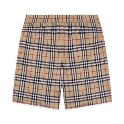 Burberry Men's Vintage Check Shorts "Archive Beige"