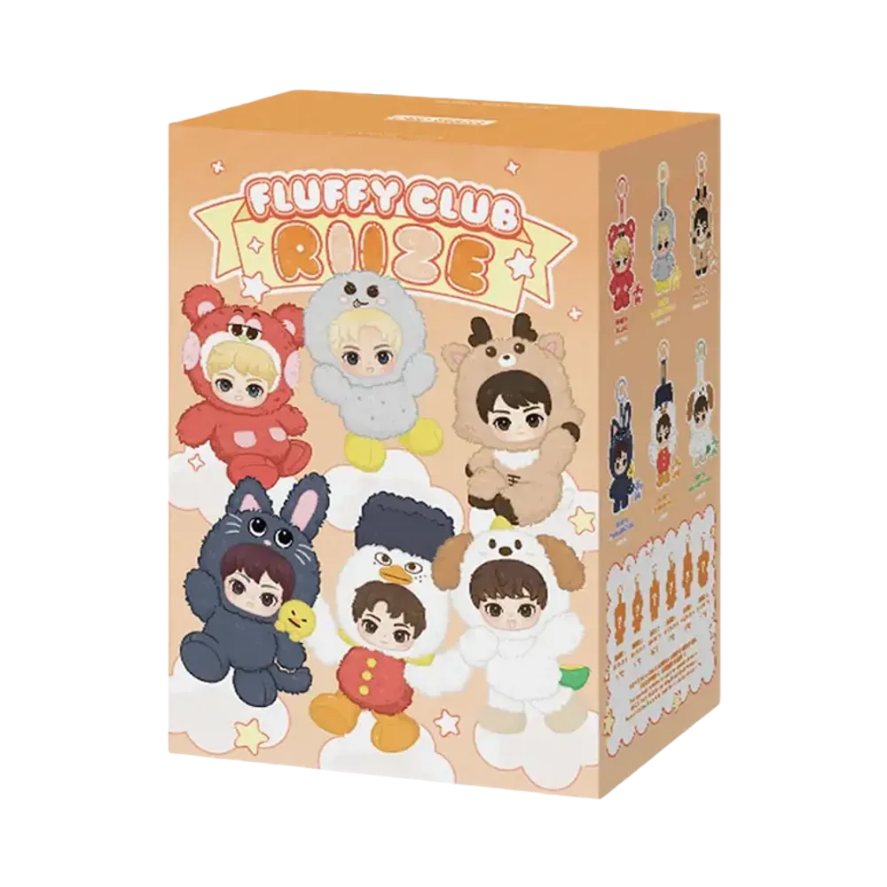 POP MART RIIZE Fluffy Club Series Vinyl Plush Doll Pendant [Piece]