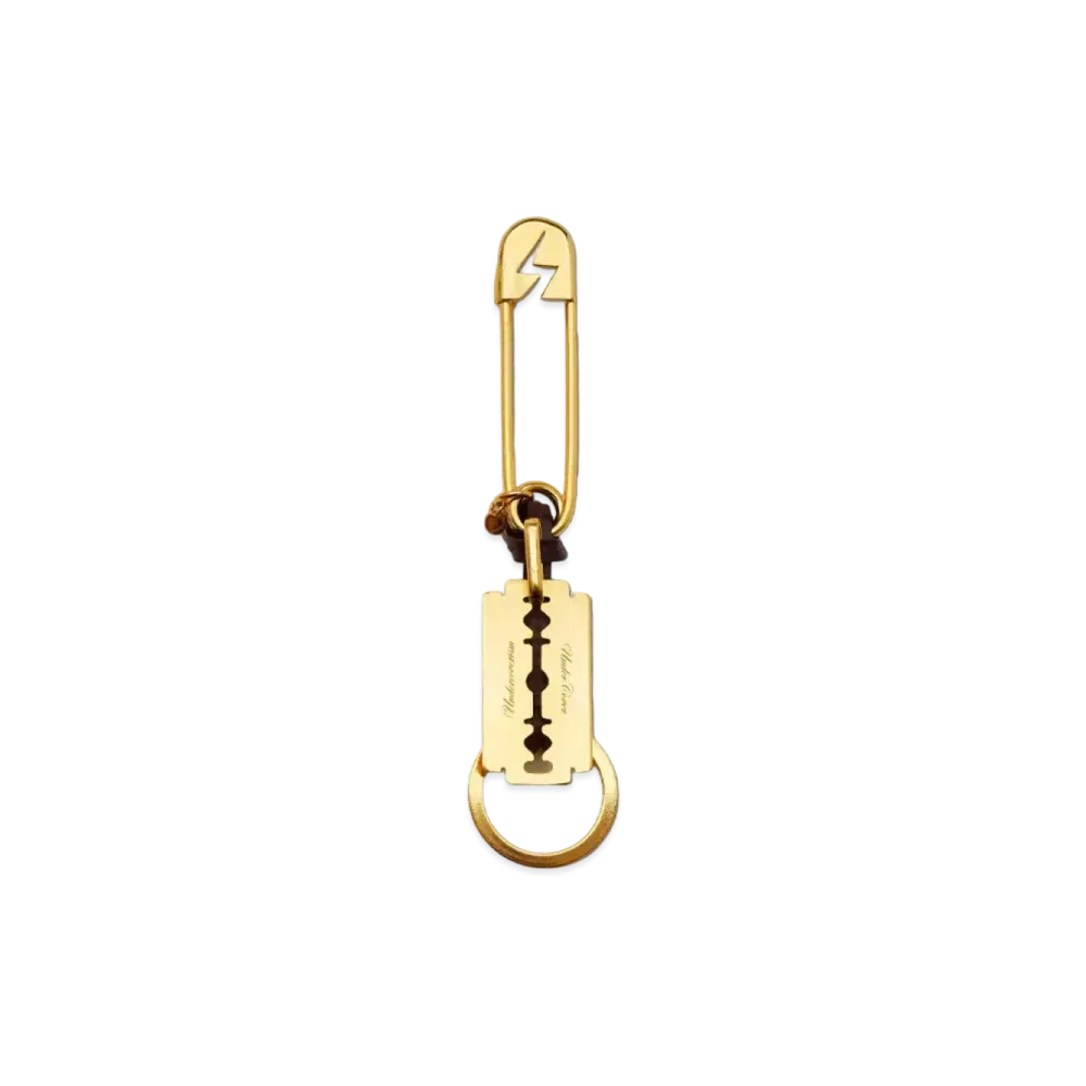 UNDERCOVER Brass Safety Pinky Ring "Bordeaux/Gold"