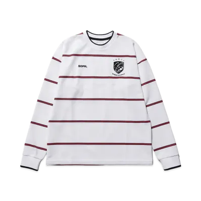 F.C.Real Bristol Champions Border L/S Game Shirt "White"