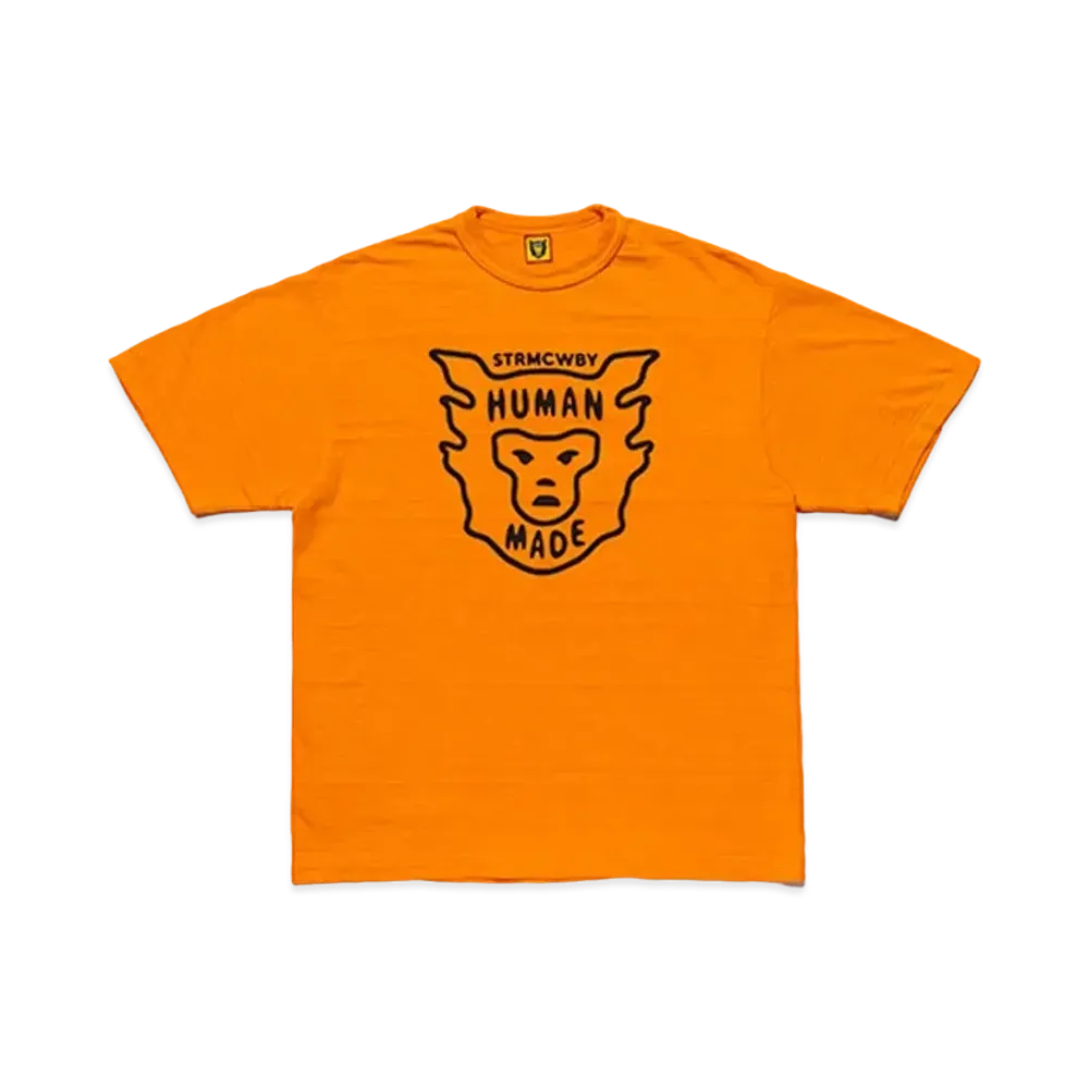 HUMAN MADE COLOR T-SHIRT STRMCWBY "Orange"