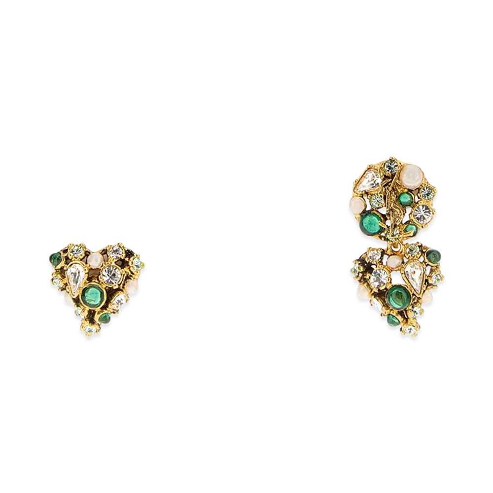 Saint Laurent Women's Metal Cassandre Earrings "Gold"