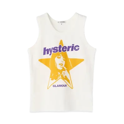 HYSTERIC GLAMOUR Kids Hysteric Star Tank Top "White"