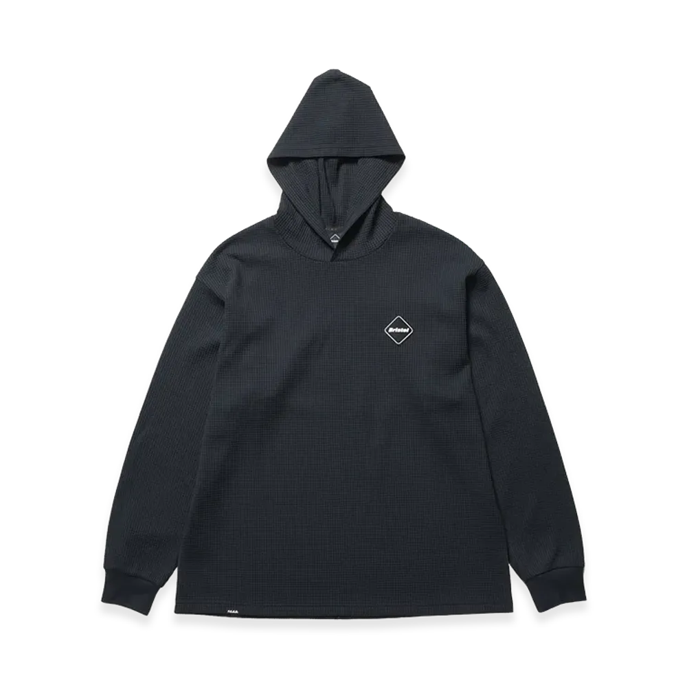 F.C.Real Bristol Tech Waffle Lounge Hoodie "Black"