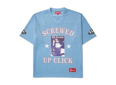 Supreme x DJ Screw Football Jersey "Light Blue"