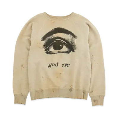 SAINT Mxxxxxx CREWNECK SWEAT GOD EYE "Grey"