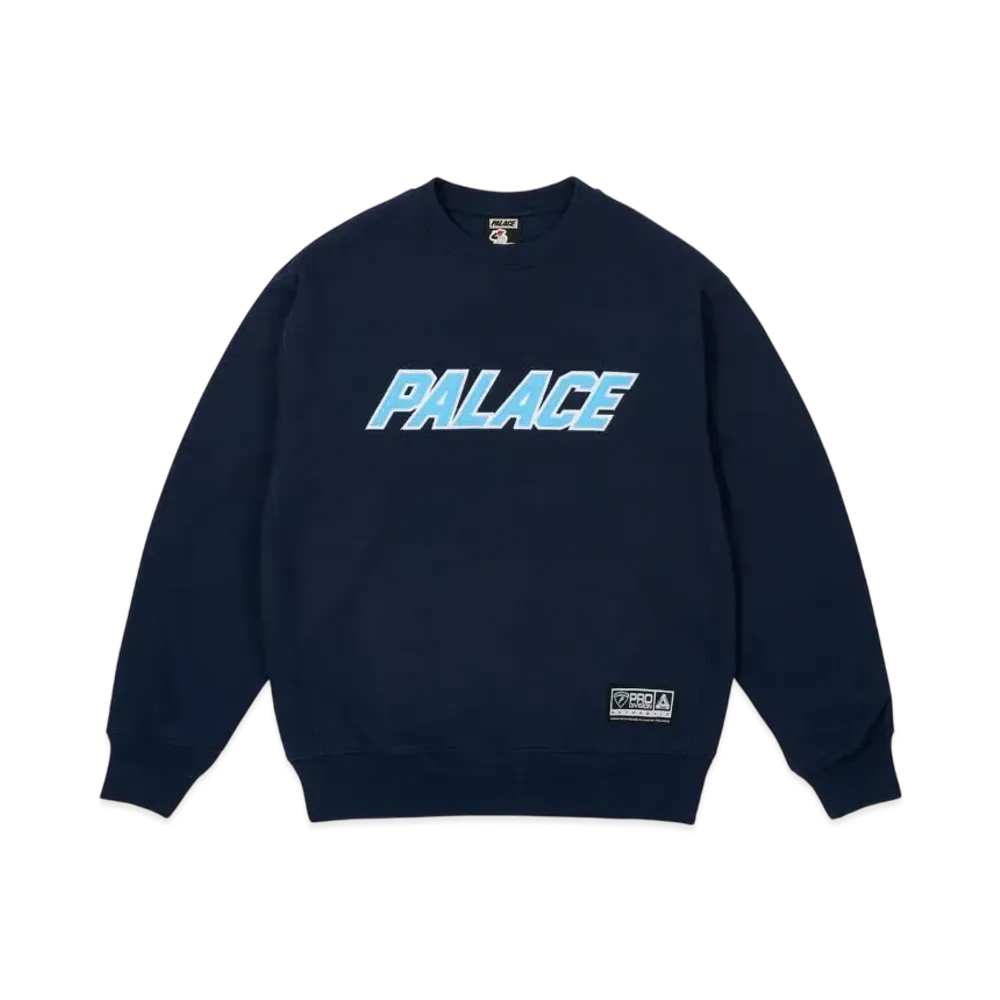 PALACE Applique Team Crew "Navy"
