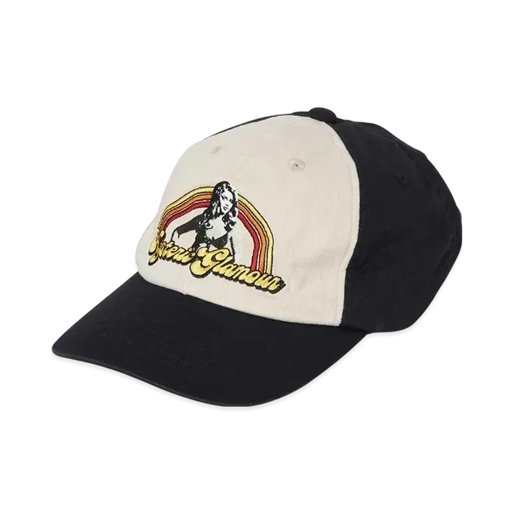 HYSTERIC GLAMOUR HG Rainbow Embroidery Cap "Black"