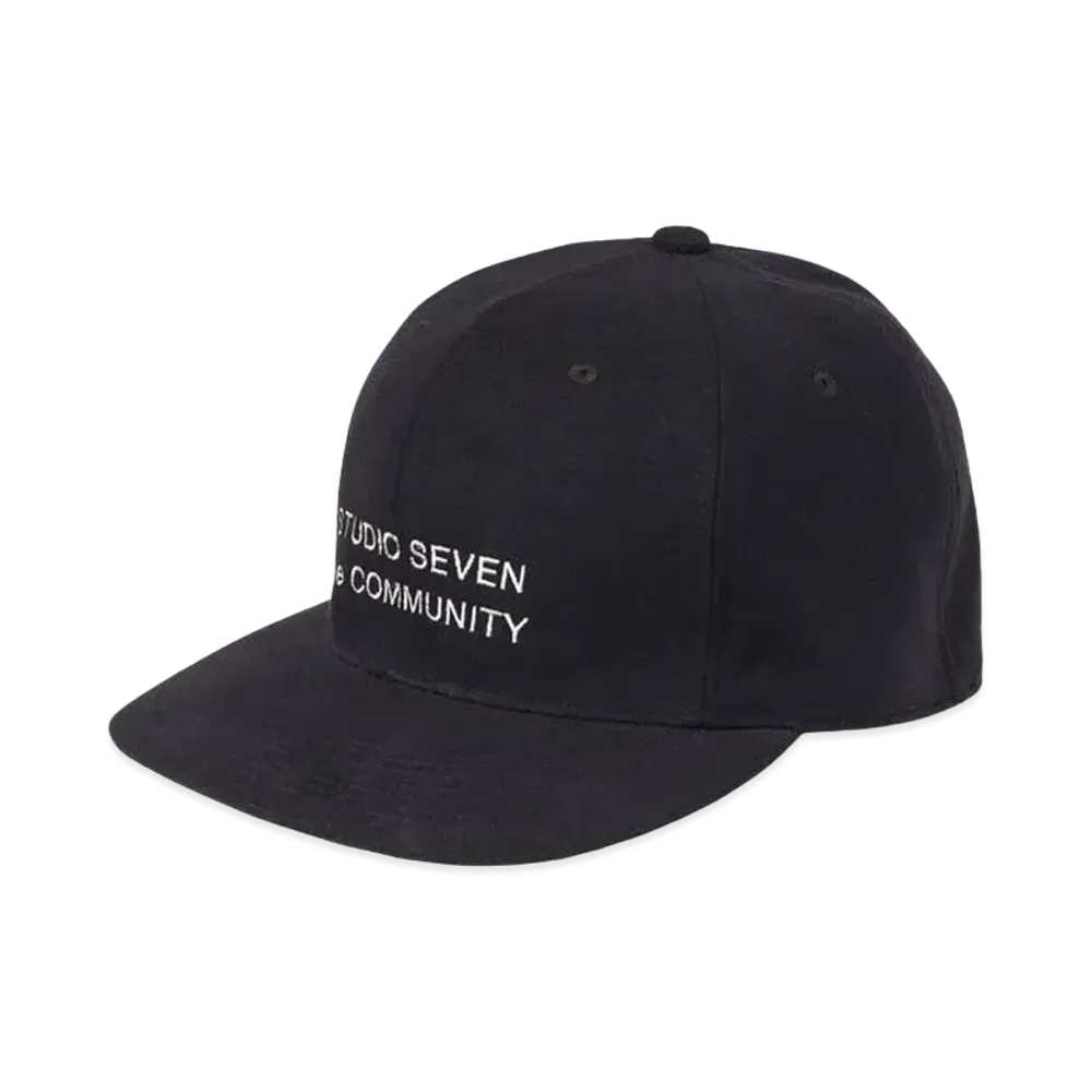 STUDIO SEVEN Flannel 6P Cap "BLACK"