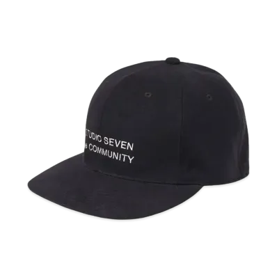 STUDIO SEVEN Flannel 6P Cap "BLACK"