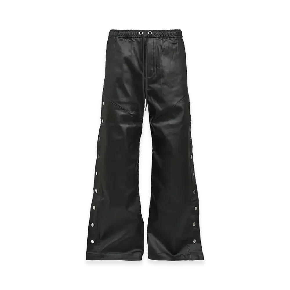 BREATH New Rich Side Button Jersey Pants "Black"