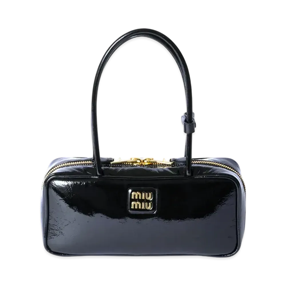 MIUMIU Beau Naplak Patent Leather Bag ""