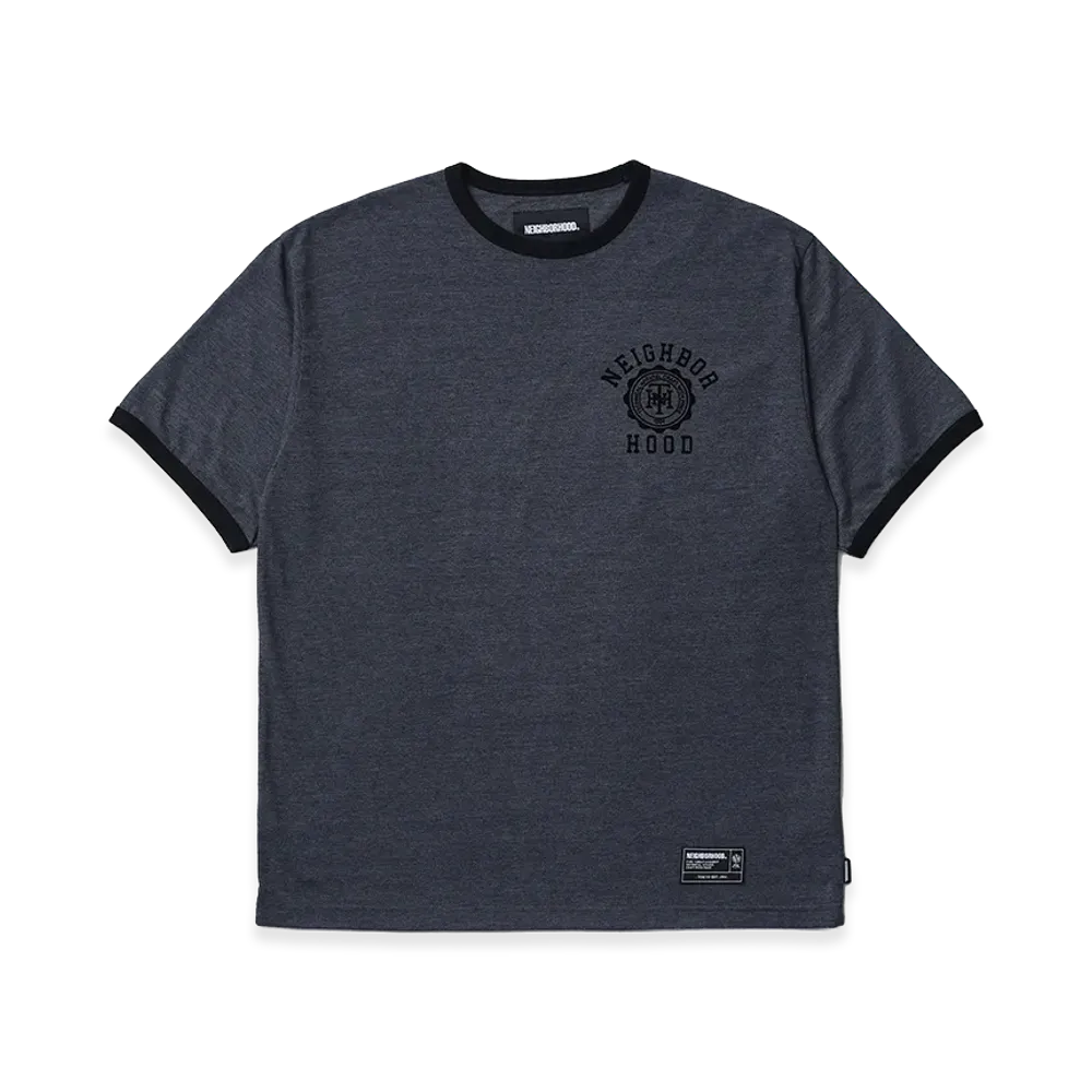 NEIGHBORHOOD Heather Fabric Tee Ss "Black"