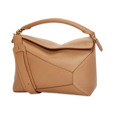 LOEWE Puzzle Edge Bag Medium "Toffee"