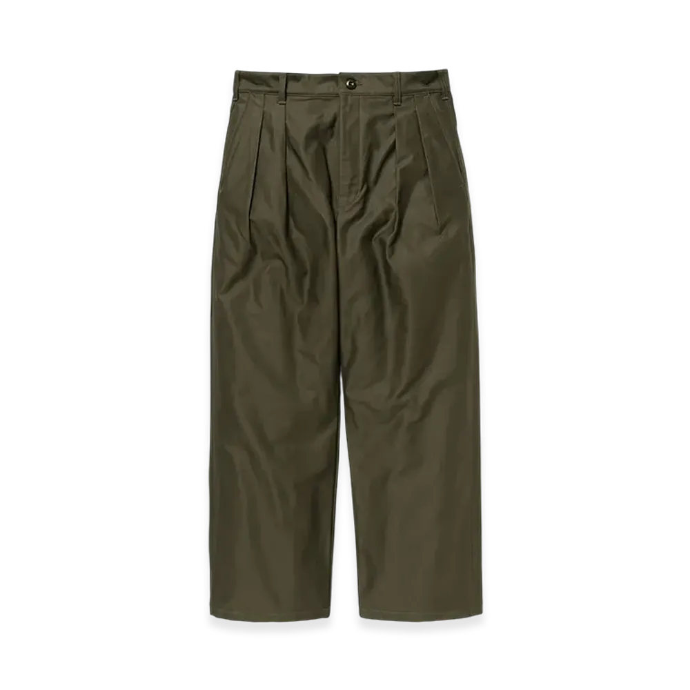 WTAPS WRKT2501 / Trousers / Cotton. Backsatin "Olive Drab"
