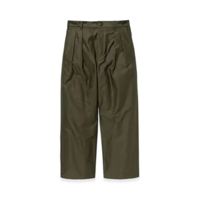 WTAPS WRKT2501 / Trousers / Cotton. Backsatin "Olive Drab"