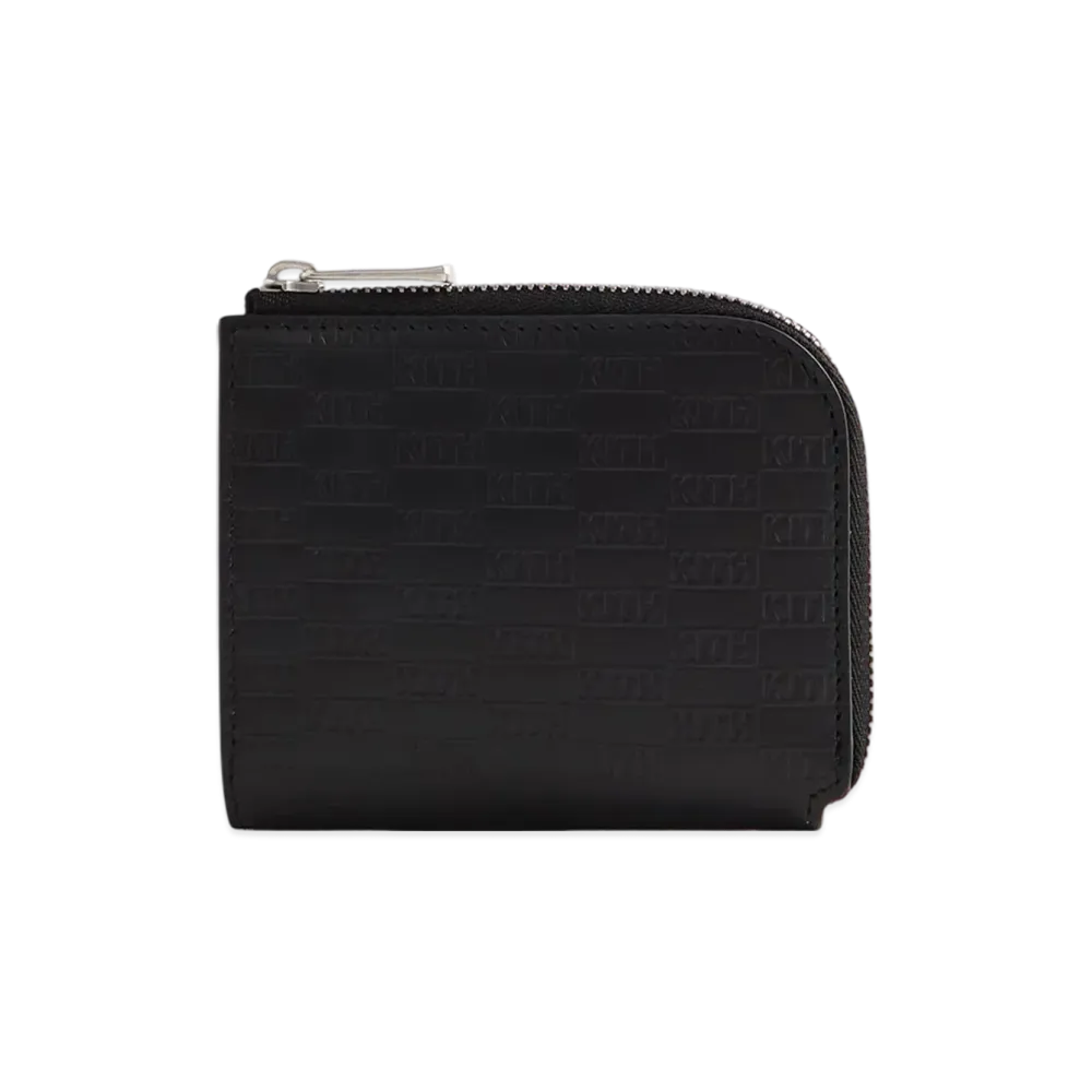 Kithmas Monogram Vachetta Zip Wallet "Black"