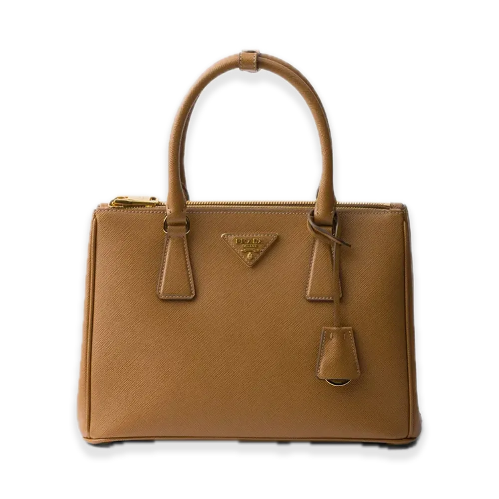 PRADA Galleria Saffiano Leather Medium Bag "Camel"